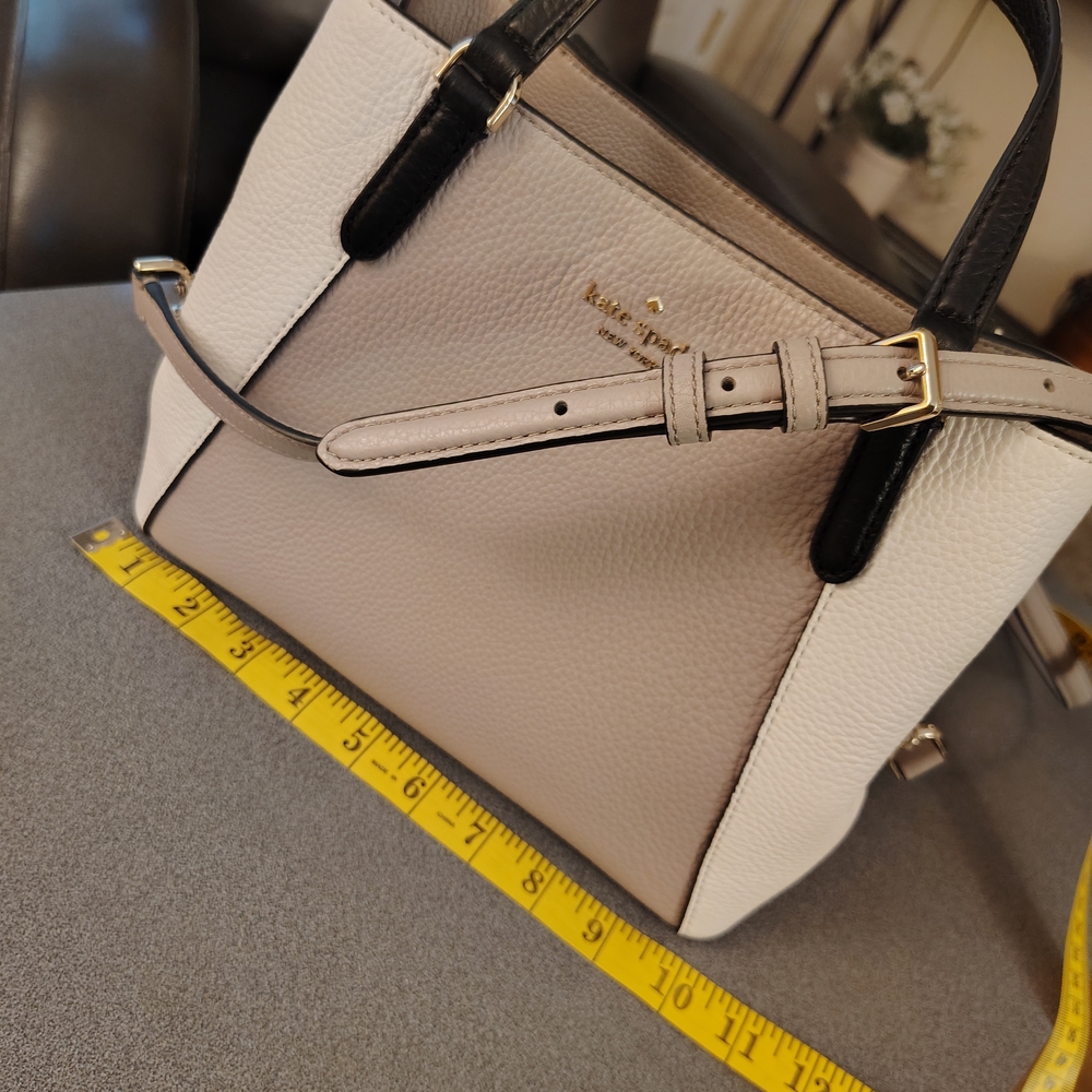 Kate Spade Taupe and White Women's Bag - Picture 9 of 10